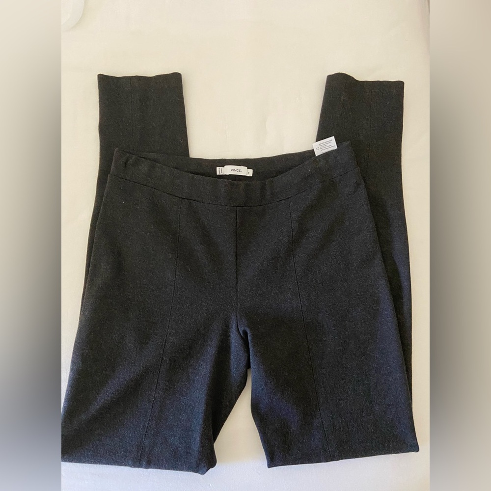 Vince Charcoal Knit Leggings Medium